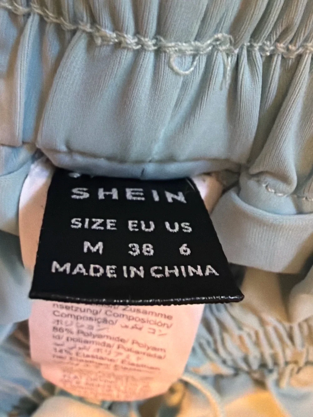 SHEIN Mint Drawstring Athletic Shorts